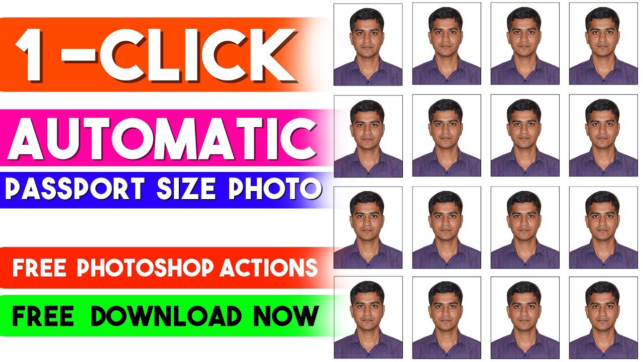 adobe photoshop passport size photo actions free download